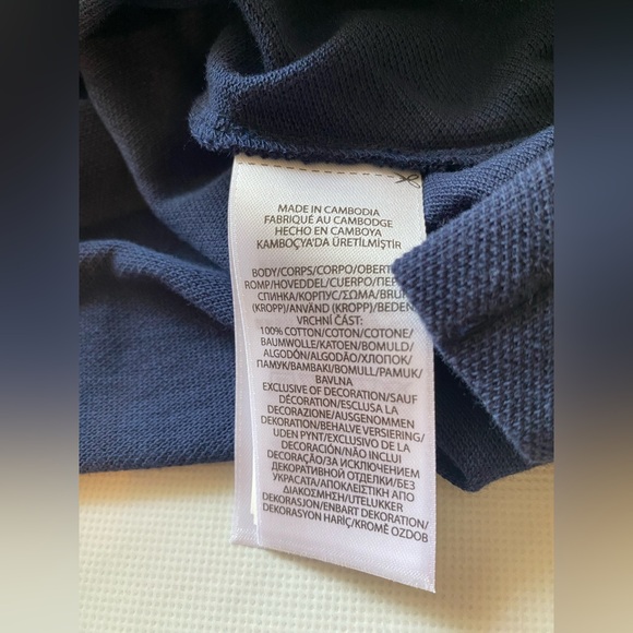 NEW Size XXL Mens POLO RALPH LAUREN Mesh Polo Shirt Big Pony Marine Navy $125 - Picture 6 of 8